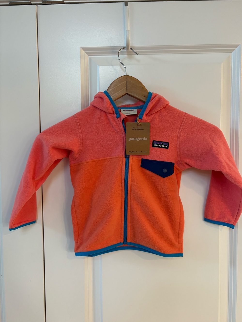 Patagonia Kids' BNWT Snap T Micro D Fleece Zip Up 2T